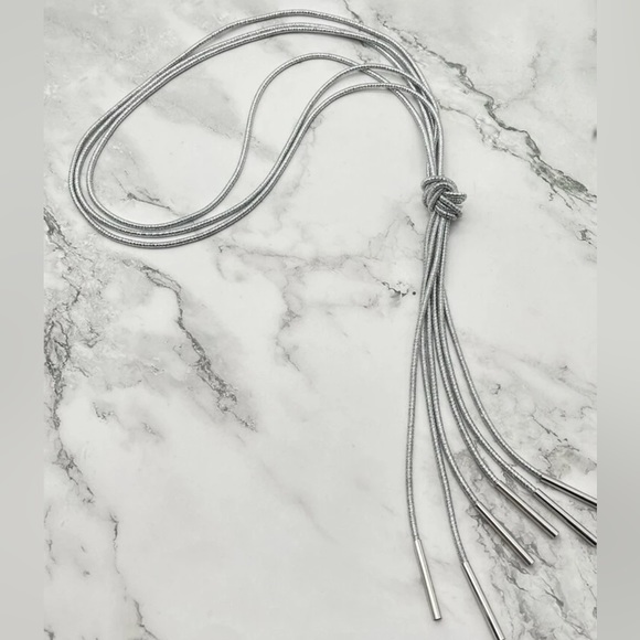 Women Long Tassel Necklace Sweater Chain Pendant Choker Lady Handmade Necklaces - Picture 3 of 6